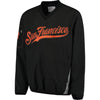 San Francisco Giants G-III Sports by Carl Banks Gridiron V-Neck Pullover Jacket - Black