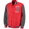 Boston Red Sox G-III Sports by Carl Banks Original Varsity Button-Up Jacket - Red