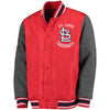 St. Louis Cardinals G-III Sports by Carl Banks Original Varsity Button-Up Jacket - Red