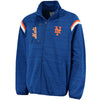 New York Mets G-III Sports by Carl Banks Wild Card Full-Zip Track Jacket - Royal