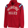 Philadelphia Phillies G-III Sports by Carl Banks Centerfield Track Full-Zip Jacket - Red