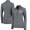 Tampa Bay Rays Under Armour Women's Space Tech Performance 1/2-Zip Jacket - Heathered Navy