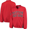 Boston Red Sox G-III Sports by Carl Banks Gridiron V-Neck Pullover Jacket - Red