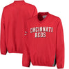 Cincinnati Reds G-III Sports by Carl Banks Gridiron V-Neck Pullover Jacket - Red
