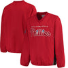 Philadelphia Phillies G-III Sports by Carl Banks Gridiron V-Neck Pullover Jacket - Red