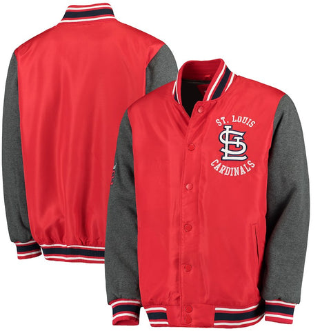 St. Louis Cardinals G-III Sports by Carl Banks Original Varsity Button-Up Jacket - Red