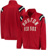 Boston Red Sox G-III Sports by Carl Banks Centerfield Track Full-Zip Jacket - Red