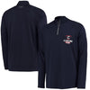 Cleveland Indians Under Armour Tech Quarter-Zip Performance Pullover Jacket - Navy
