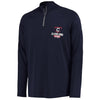 Cleveland Indians Under Armour Tech Quarter-Zip Performance Pullover Jacket - Navy