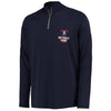 Detroit Tigers Under Armour Tech Quarter-Zip Performance Pullover Jacket - Navy