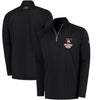 Miami Marlins Under Armour Tech Quarter-Zip Performance Pullover Jacket - Black