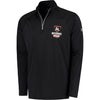 Miami Marlins Under Armour Tech Quarter-Zip Performance Pullover Jacket - Black