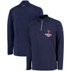 Minnesota Twins Under Armour Tech Quarter-Zip Performance Pullover Jacket - Navy