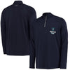 Seattle Mariners Under Armour Tech Quarter-Zip Performance Pullover Jacket - Navy