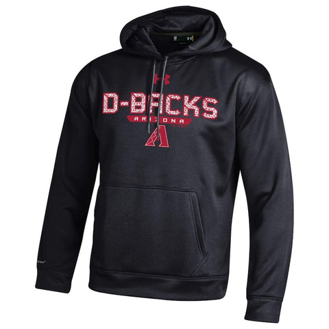 Arizona Diamondbacks Under Armour Pullover Hoodie - Black