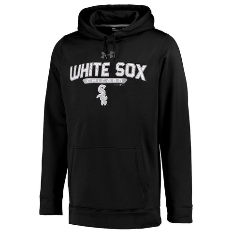 Chicago White Sox Under Armour Pullover Hoodie - Black