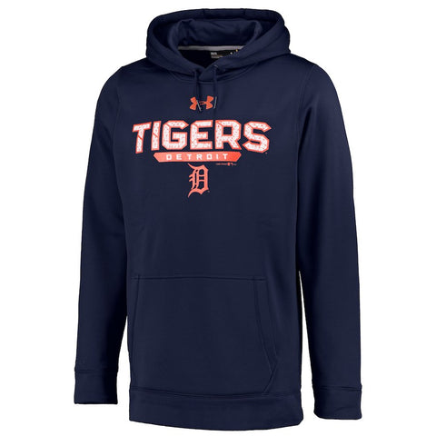 Detroit Tigers Under Armour Pullover Hoodie - Navy