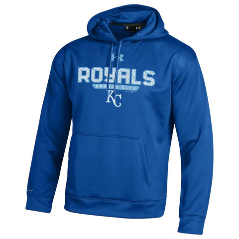 Kansas City Royals Under Armour Pullover Hoodie - Royal