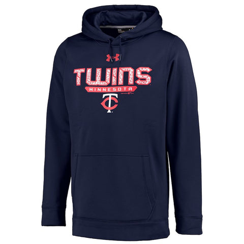 Minnesota Twins Under Armour Pullover Hoodie - Navy