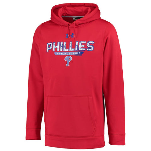 Philadelphia Phillies Under Armour Pullover Hoodie - Red