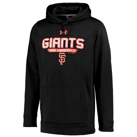 San Francisco Giants Under Armour Pullover Hoodie - Black