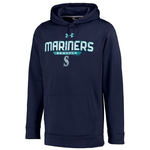 Seattle Mariners Under Armour Pullover Hoodie - Navy