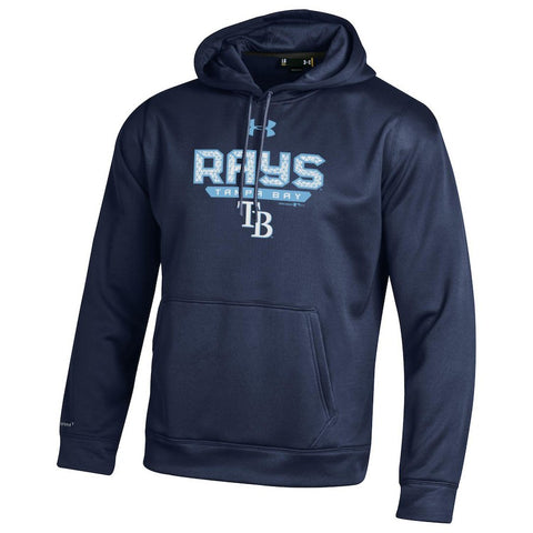Tampa Bay Rays Under Armour Pullover Hoodie - Navy
