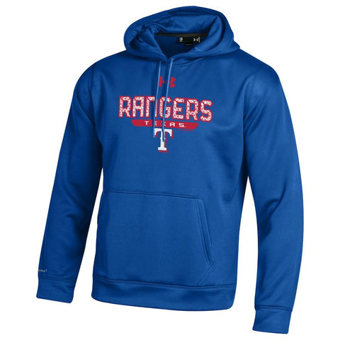 Texas Rangers Under Armour Pullover Hoodie - Royal