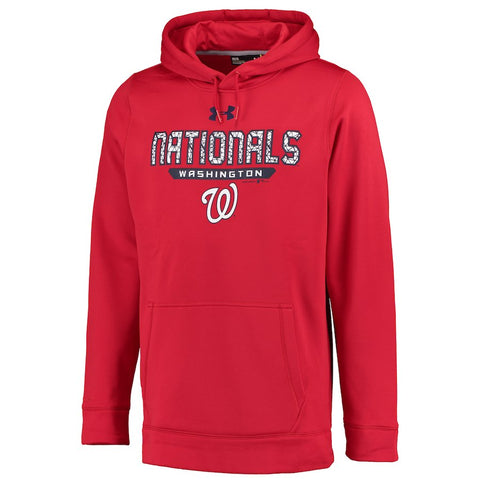 Washington Nationals Under Armour Pullover Hoodie - Red