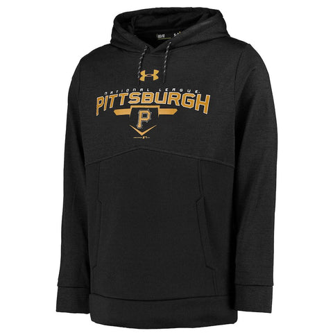 Pittsburgh Pirates Under Armour Novelty Pullover Hoodie - Black