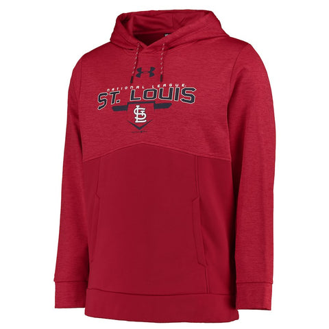St. Louis Cardinals Under Armour Novelty Pullover Hoodie - Red