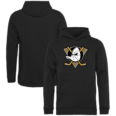 Anaheim Ducks Rinkside Youth Alternate Logo Pullover Hoodie - Black