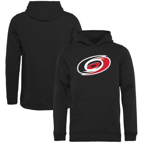 Carolina Hurricanes Rinkside Youth Primary Logo Pullover Hoodie - Black