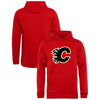 Calgary Flames Rinkside Youth Primary Logo Pullover Hoodie - Red