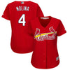 Yadier Molina St. Louis Cardinals Majestic Women's Plus Size Fashion Cool Base Player Jersey - Scarlet