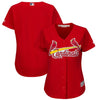St. Louis Cardinals Majestic Women's Fashion Plus Size Cool Base Team Jersey