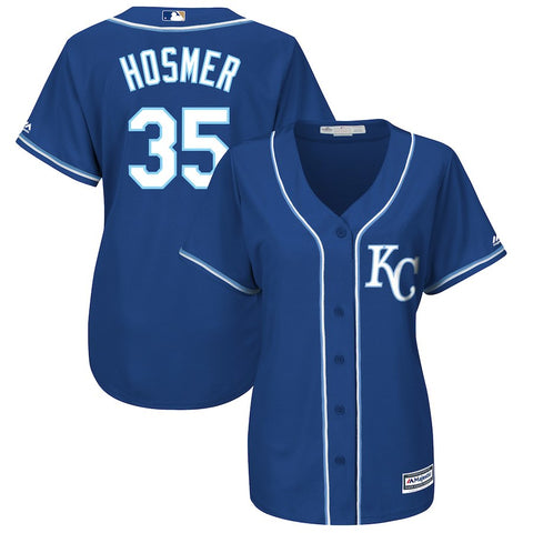 Eric Hosmer Kansas City Royals Majestic Women's Plus Size Alternate Cool Base Player Jersey - Royal