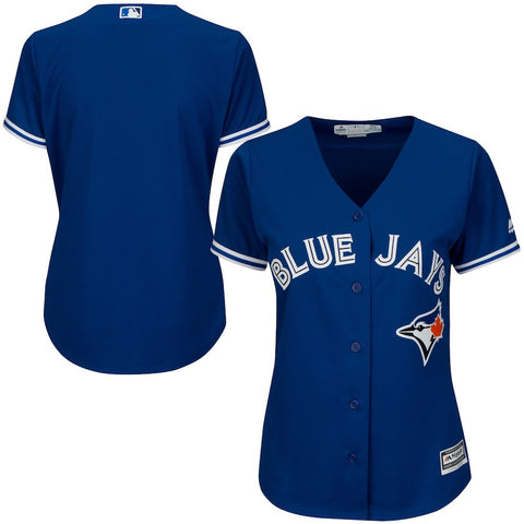 Toronto Blue Jays Majestic Women's Alternate Plus Size Replica Cool Base Team Jersey - Royal