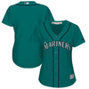 Seattle Mariners Majestic Women's Alternate Plus Size Cool Base Team Jersey - Aqua