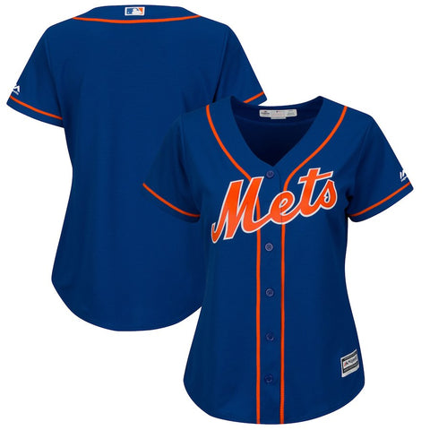 New York Mets Majestic Women's Alternate Plus Size Cool Base Team Jersey