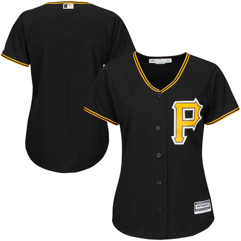 Pittsburgh Pirates Majestic Women's Alternate Plus Size Replica Cool Base Team Jersey