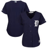 Detroit Tigers Majestic Women's Fashion Plus Size Cool Base Team Jersey