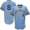 Ryan Braun Milwaukee Brewers Majestic Authentic 1976 Turn Back the Clock Player Jersey - Light Blue