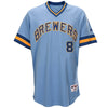 Ryan Braun Milwaukee Brewers Majestic Authentic 1976 Turn Back the Clock Player Jersey - Light Blue
