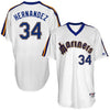 Felix Hernandez Seattle Mariners Majestic 1984 Turn Back the Clock Throwback Authentic Player Jersey - White