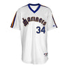 Felix Hernandez Seattle Mariners Majestic 1984 Turn Back the Clock Throwback Authentic Player Jersey - White