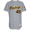 Gerrit Cole Pittsburgh Pirates Majestic 1997 Throwback Turn Back The Clock Flex Base Authentic Jersey - Gray