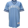 Salvador Perez Kansas City Royals Majestic Authentic 1976 Turn Back the Clock Player Jersey - Light Blue