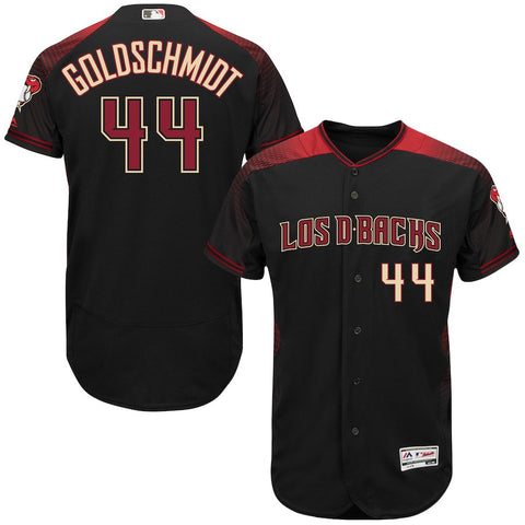 Paul Goldschmidt Arizona Diamondbacks Majestic Hispanic Heritage Flex Base Player Jersey - Black