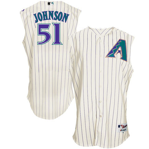 Randy Johnson Arizona Diamondbacks Majestic Turn Back the Clock Authentic Player Jersey - White